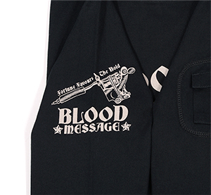 BLLT-1060 BLACK | a |  BLOOD MESSAGE | TVc